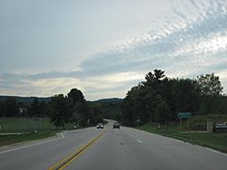 Looking south at Downsville on WIS 25.jpg