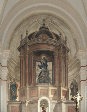 Archivo:Manuel Laredo (1885) retablo fingido en la ermita de San Isidro (Alcalá de Henares)