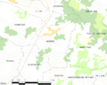 Map commune FR insee code 33272