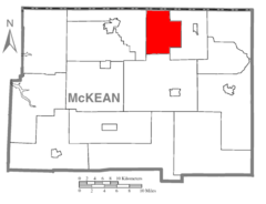 Map of McKean County Highlighting Otto Township.PNG