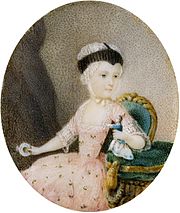 Archivo:Maria Theresa of Austria-Este as a child, miniature - Hofburg