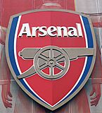 Oversized shield plaque, Emirates Stadium, London N7 - geograph.org.uk - 4476827.jpg
