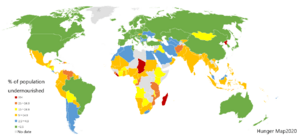 Archivo:Percentage population undernourished world map