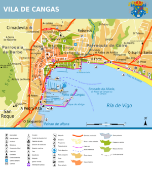 Archivo:Plano da vila de Cangas