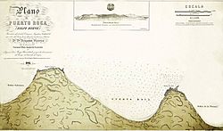 Archivo:Puerto Roca y Punta Galenses, Chubut - 1881
