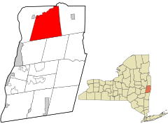 Rensselaer County New York incorporated and unincorporated areas Pittstown highlighted.svg