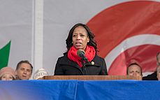 Archivo:Rep. Mia Love addressing the March for Life (32676930125)
