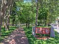 Roger Williams National Memoria entrance sign, Providence Rhode Island
