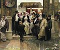 Salida de un baile de mascaras de José García Ramos