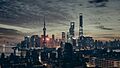 Shanghai skyline unsplash