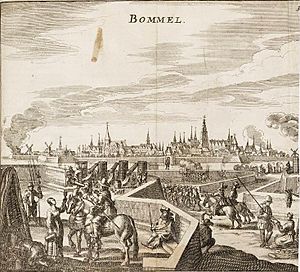 Siege of Zaltbommel - Beleg van Bommel (Zaltbommel) in 1599 (Johannes Janssonius).jpg