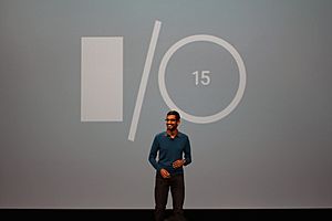 Archivo:Sundar Pichai at Google IO 2015