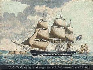 USS Lexington (1825) off Smyrna by Corsini.jpg