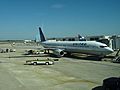 United Airlines at Gate In Orlando