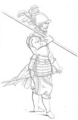 17th century European pikeman