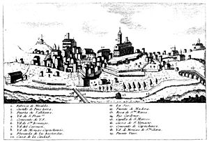 Archivo:1847, La Guerra de Cataluña, Vista oriental de la ciudad de Manresa (cropped)
