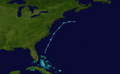 1997 Atlantic subtropical storm 1 track.png