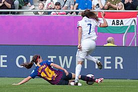 Archivo:2019-05-18 Fußball, Frauen, UEFA Women's Champions League, Olympique Lyonnais - FC Barcelona StP 1066 LR10 by Stepro