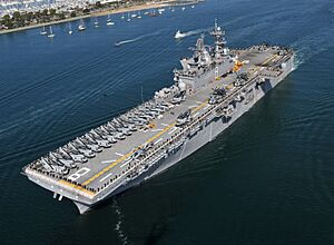 Archivo:Amphibious assault ship USS Makin Island (LHD 8) (cropped)