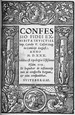 Archivo:Augsburger Konfession 1531 Titel