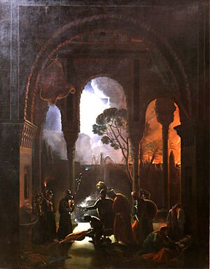 Archivo:Auguste de Forbin - Gonzalve de Cordoue s'emparant de l' Alhambra de Grenade