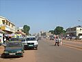 Bissau main road to airport