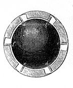 Archivo:Cannonball equiped with winglets for rifled cannons circa 1860