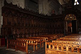 Choir of San Salvador monastery, Celanova, Ourense, Galicia