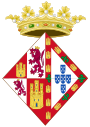 Coat of Arms of Joan of Portugal as Queen of Castile.svg