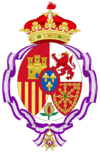 Coat of arms of Infantas of Spain as Married Women (1977-1988).svg