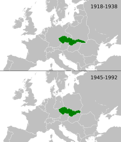 Czechoslovakia location map.svg