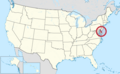Delaware in United States (special marker)