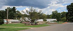 Elizabeth Park greenhouse and herb garden, August 10, 2008.jpg