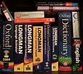 English-English dictionaries and thesaurus books