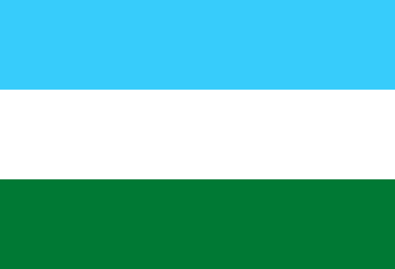 Flag of Postrervalle, Bolivia
