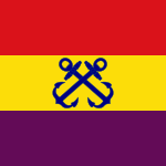 Archivo:Flag of the Minister of the Navy Second Spanish Republic (1931-1939)