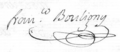 Francisco Bouligny Signature