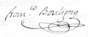 Francisco Bouligny Signature.png