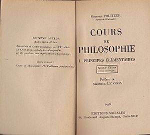 Archivo:Georges Politzer, principes élémentaires de philosophie, édition 1948