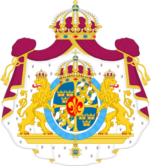 Archivo:Greater coat of arms of Silvia, Queen of Sweden