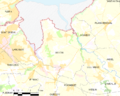 Map commune FR insee code 22081