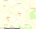 Map commune FR insee code 80431