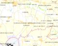 Map commune FR insee code 85267
