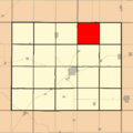 Map highlighting Stockholm Township, Crawford County, Iowa