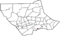 Map of Lycoming County Pennsylvania Highlighting Montgomery