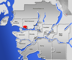 North Vancouver, British Columbia (city) Location.png