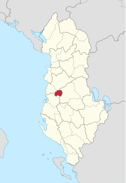 Peqin in Albania.svg