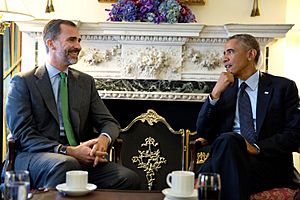 Archivo:President Barack Obama and King Felipe VI of Spain, 2014
