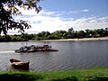 Río Cebollatí balsa