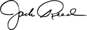 Signature of Jack Reed RI.svg